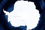 Flight path over Antarctica