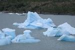 Small icebergs at Torres del Paine National Park, Chile