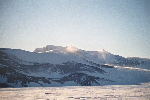 Snowdrifts over Patriot Hills, fine weather