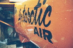 Antarctic Air - now unused Cessna 185, 'Polar Pumpkin'