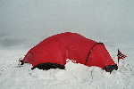 Tent of Norwegian group at Patriot Hills
