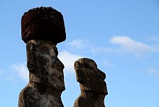 Easter Island Moai, standing
