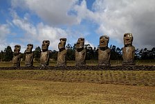 North-south aligned statues, Easter Island