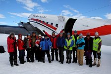 In front of DC-3