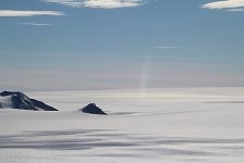 Antarctic scenery from plane
