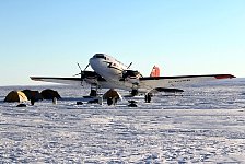 Camp at plane