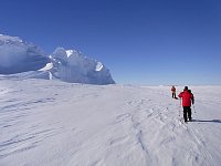 Antarctic iceberg in the sunshine