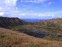 Crater rim, Easter Island