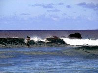 Easter Island surfer