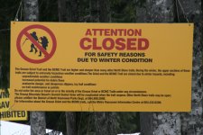 Grouse Grind closed