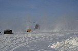 Helicopter landing at Qaanaaq airport