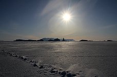 Iceberg near Qaanaaq on a sunny day