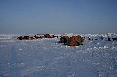 Sea ice camp
