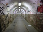 Tunnel under railroad track