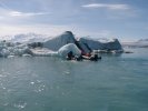 Iceberg pushers at Jökulsarlon