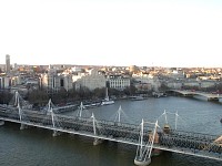 Golden Jubilee Bridge from London Eye