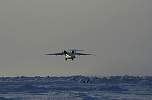 Antonov starting from ice runway