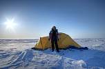 Me and tent near North Pole
