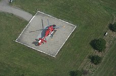 Helicopter at hospital in Ueberlingen