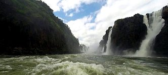 Waterfall from boat