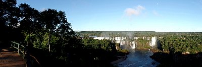 Iguazu waterfall panorama