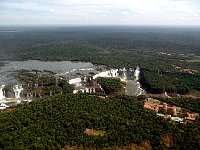 Iguazu waterfall helicopter flight