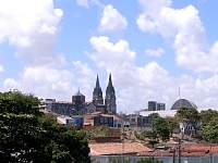 Fortaleza cathedral, seen from Dragão do Mar