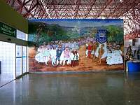 Murals at São Luís airport