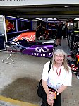 Me at Red Bull Box, mechanic in background