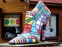 Painted shoe