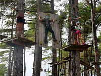 Hanging climbing boards