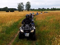Quads on grass track near Dresden