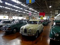 Car museum exhibition space