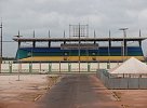 Football stadium at Equator