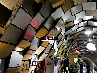 Graz underground slide scoreboard