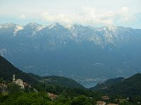 Tremosine panorama view, Lake Garda below