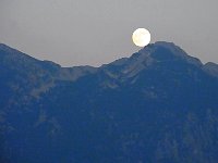 Full moon near Lake Garda