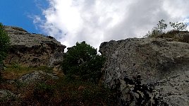 Pietrapertosa head rock