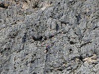 Climbers on Tofane mountain group