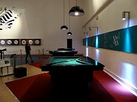 Oddly shaped pool tables