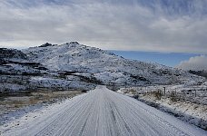 Icy road, Lofoten