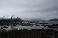 Svolvær from nearby hill