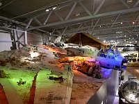 Bodø aviation museum, crash diorama