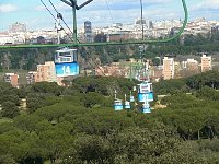 Madrid cable car skyline