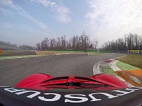 Exige at first chicane in Monza