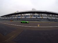 Lamborghini Huracan at Monza main straight