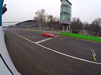 Ferrari 488 at Monza finish line
