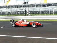 Formula 3 car at Monza main straight