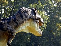 T-Rex sculpture at Monza Park