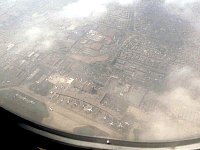 Lima airport from plane